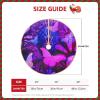 Christmas Tree Skirt 48" Decorative Butterfly Garden Collage Linen Xmas Tree Skirt for Holiday Party Christmas Tree Mat Decorations Indoor Outdoor view 4