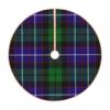 DKJlitter Christmas Tree Skirt, Scottish Clan Mitchell Tartan Plaid Xmas Tree Skirts Mat Farmhouse Rustic Xmas Holiday Indoor Party Outdoor Decoration 48 inches view 2