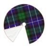 DKJlitter Christmas Tree Skirt, Scottish Clan Mitchell Tartan Plaid Xmas Tree Skirts Mat Farmhouse Rustic Xmas Holiday Indoor Party Outdoor Decoration 48 inches view 4