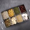 Xcello 8 Grids Seasoning Box,Kitchen Spice Pots,Aluminium Alloy Material with Spoons Premium Quality for Your Kitchen view 2
