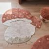 Lorena Canals Washable Area Kids Rug Boletus for playroom, Nursery and Bedroom Decor. Handmade. Cotton. Size: 4' x 4' view 2