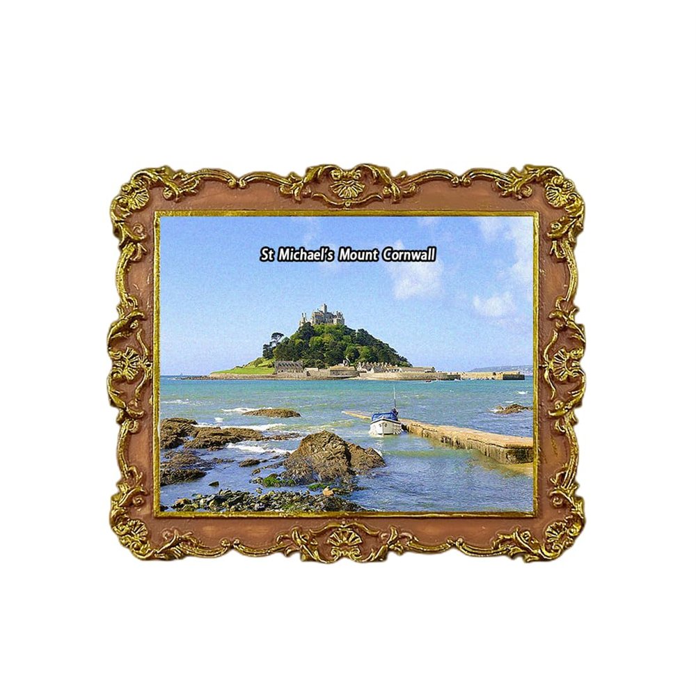 St Michael's Mount Cornwall England UK Refrigerator Magnet 3D Travel Souvenir Fridge Decoration Magnetic Sticker Craft Collection