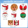 Oigco 100Pcs Christmas Party Supplies Kit - Serves 30 Guests, Including Dinner Plates, Dessert Plates, and Napkins, Perfect for Any Xmas Party Supplies Party Decorations view 2