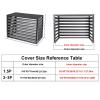 Aluminum Air Conditioner and Heat Pump Cover , mini split ac cover for outside unit , mini split standac cover for outside unit ac cover for outside unit noise reduction ( Color : Gray flat roof , S view 3