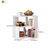 CraftThink Wood Modern Corner Shelves, Corner Bookshelf Stand Bookcase Unit Tall Corner Shelf with Open Back and Multiple Shelves for Living Room Bedroom Home Office, Natural 2-Tier view 2