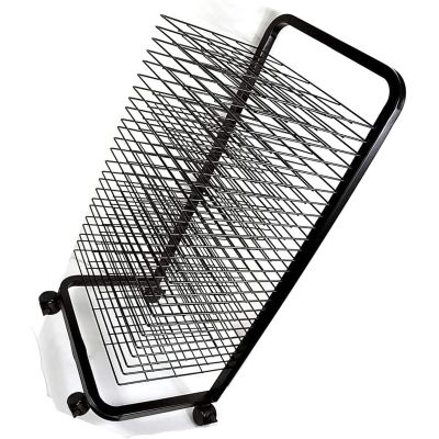 Art Drying Rack - Mobile Metal Art Storage Rack for Works of Art, Black Powder Coated FinishIdeal for Schools and Art Clubs (Size : 35 Shelves)