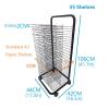 Art Drying Rack - Mobile Metal Art Storage Rack for Works of Art, Black Powder Coated FinishIdeal for Schools and Art Clubs (Size : 35 Shelves) view 2