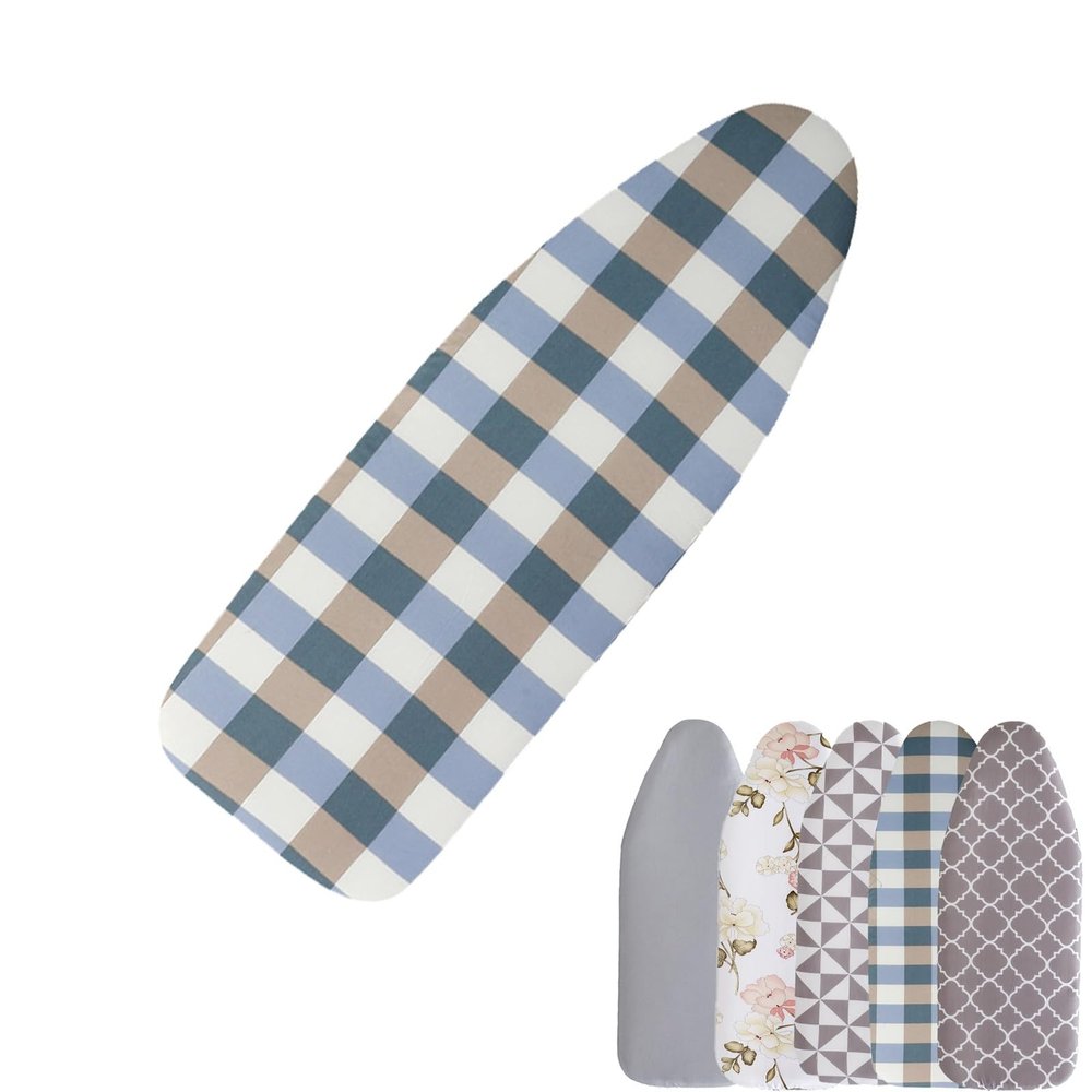 JEDAL Ironing Board Covers (35~4712~15in) Iron Board Replacement Cover Drawstring Tightening Iron Cover, Full Size Ironing Board Cover, Heat Resistant, Anti Coking(Color:Black,Size:13x43(34x110cm))