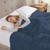 The OutNeT All Season Hypoallergenic Luxurious Down Alternative Cotton Comforter, Ultra-Soft 750 Fill-Power Super King Size Measure 110" x 96", Royal Blue view 2