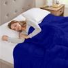 The OutNeT All Season Hypoallergenic Luxurious Down Alternative Cotton Comforter, Ultra-Soft 750 Fill-Power Super King Size Measure 110" x 96", Royal Blue view 3