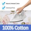 JEDAL Table Top Ironing Board Cover, Ironing Board Covers Standard Size 12x35, 13x39, 13x43, 15x47, Iron Cover Natural Untreated Cotton, Drawstring Tightening(Color:Black,Size:15x47(38x120cm)) view 3