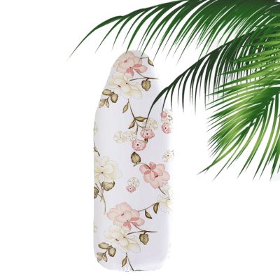 JEDAL Table Top Ironing Board Cover, Ironing Board Covers Standard Size 12x35, 13x39, 13x43, 15x47, Iron Cover Natural Untreated Cotton, Drawstring Tightening(Color:Black,Size:13x43(34x110cm))
