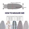 JEDAL Table Top Ironing Board Cover, Ironing Board Covers Standard Size 12x35, 13x39, 13x43, 15x47, Iron Cover Natural Untreated Cotton, Drawstring Tightening(Color:Black,Size:13x43(34x110cm)) view 2