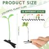 Tigeen 100 Pieces Bean Sprout Hair Clip Funny Plant Hairpins Grass Flower Butterfly Mushroom Hair Accessories (Assorted) view 2