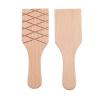 Pottery Tools, 2pcs Wooden Clay Paddles Mud Tool Board Cover, Wooden Sculpture Pad Ceramic Art Modeling Tool Accessories, Mudtool Board Cover Pottery Wooden Mud Sculpture Flat Board Pad Pottery Tool view 1