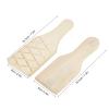 Pottery Tools, 2pcs Wooden Clay Paddles Mud Tool Board Cover, Wooden Sculpture Pad Ceramic Art Modeling Tool Accessories, Mudtool Board Cover Pottery Wooden Mud Sculpture Flat Board Pad Pottery Tool view 4