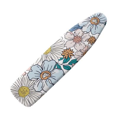 Yuuxorilu Hippie Daisy Ironing Board Cover and Pad with Elastic Edge and Scorch and Stain Resistant Washable Ironing Board Covers Protective Scorch Mesh Cloth