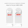 Supercap Toothbrush Holder 3pcs Adhesive Electric Toothbrush Holder Rozor Holder Wall Mounted Adjustable Toothpaste Supplies view 2