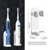 Supercap Toothbrush Holder 3pcs Adhesive Electric Toothbrush Holder Rozor Holder Wall Mounted Adjustable Toothpaste Supplies view 3