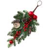 ifundom Christmas Swag Hanging Decor Faux Wreath Ornament for Stair Rail Door Fireplace Rustic Pine Needles Berries Holiday Home Decoration view 1