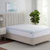 Serta Cool Air Waterproof Mattress Protector, 39" x 75" Soft and Breathable Mesh Cooling Mattress Topper, 18" Elastic Deep Pocket for Secure Fit, Twin view 1