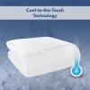 Serta Cool Air Waterproof Mattress Protector, 39" x 75" Soft and Breathable Mesh Cooling Mattress Topper, 18" Elastic Deep Pocket for Secure Fit, Twin view 4