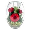 Fiora Flower | Long Lasting Real Roses in a Sealed Vase | Lasts up to 5 Years | Unique Present Gift view 1