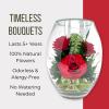 Fiora Flower | Long Lasting Real Roses in a Sealed Vase | Lasts up to 5 Years | Unique Present Gift view 2