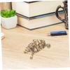 Abaodam 1pc Longevity Turtle Brass Decor for Tea Ceremony Golden Tabletop Ornament Health and Luck Symbol for Tea Lovers and Home Decoration view 4