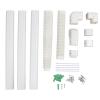 Mini lit Air Conditioners Decorative PVC Line Set Cover Kit for Mini lit Heat Pump Systems Tubing Cover Line Set Cove Kit view 1