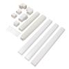 Mini lit Air Conditioners Decorative PVC Line Set Cover Kit for Mini lit Heat Pump Systems Tubing Cover Line Set Cove Kit view 2
