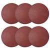 Homewear Placemats Set of 6 Round 15 Faux Leather Table Mats for Dining, Heat Resistant & Non-Slip Washable Indoor, Outdoor, Dining Table Set for 6, Modern Kitchen & Holiday Use, Burgundy view 1