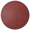 Homewear Placemats Set of 6 Round 15 Faux Leather Table Mats for Dining, Heat Resistant & Non-Slip Washable Indoor, Outdoor, Dining Table Set for 6, Modern Kitchen & Holiday Use, Burgundy view 4