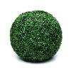 HUHJYUGE Artificial Topiary Plant Ball 19in, Lifelike Faux Plant Decor Hanging All Weather, Faux Boxwood Balls Plants No Maintenance, for Backyard, Balcony, Garden, Wedding view 1