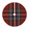 DKJlitter Christmas Tree Skirt, Traditional Clan MacFarlane Tartan Plaid Xmas Tree Skirts Mat Farmhouse Rustic Xmas Holiday Indoor Party Outdoor Decoration 36 inches view 2