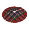 DKJlitter Christmas Tree Skirt, Traditional Clan MacFarlane Tartan Plaid Xmas Tree Skirts Mat Farmhouse Rustic Xmas Holiday Indoor Party Outdoor Decoration 36 inches view 3