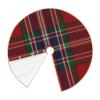 DKJlitter Christmas Tree Skirt, Traditional Clan MacFarlane Tartan Plaid Xmas Tree Skirts Mat Farmhouse Rustic Xmas Holiday Indoor Party Outdoor Decoration 36 inches view 4
