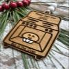 2026 Bun in The Oven Christmas Tree Ornament | 2025 Pregnancy Ornament | Gift for Expecting Parents Parents to be Gift (Natural) view 2