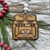 2026 Bun in The Oven Christmas Tree Ornament | 2025 Pregnancy Ornament | Gift for Expecting Parents Parents to be Gift (Natural) view 4