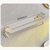BAHELS Acrylic Floating Shelves for Bathroom Organizer, Wall Shelves for Bathroom/Living Room/Kitchen (Color : A 40CM) view 2
