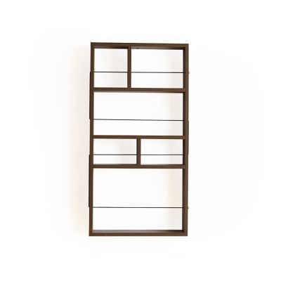 HEXEH Shelf Bookcase Wall-Mounted Bookshelves Home Living Room Wooden Bookshelf Decorative Display Stand for Living Room, Bedroom, Office Storage Shelf Bookcase Storage Shelves