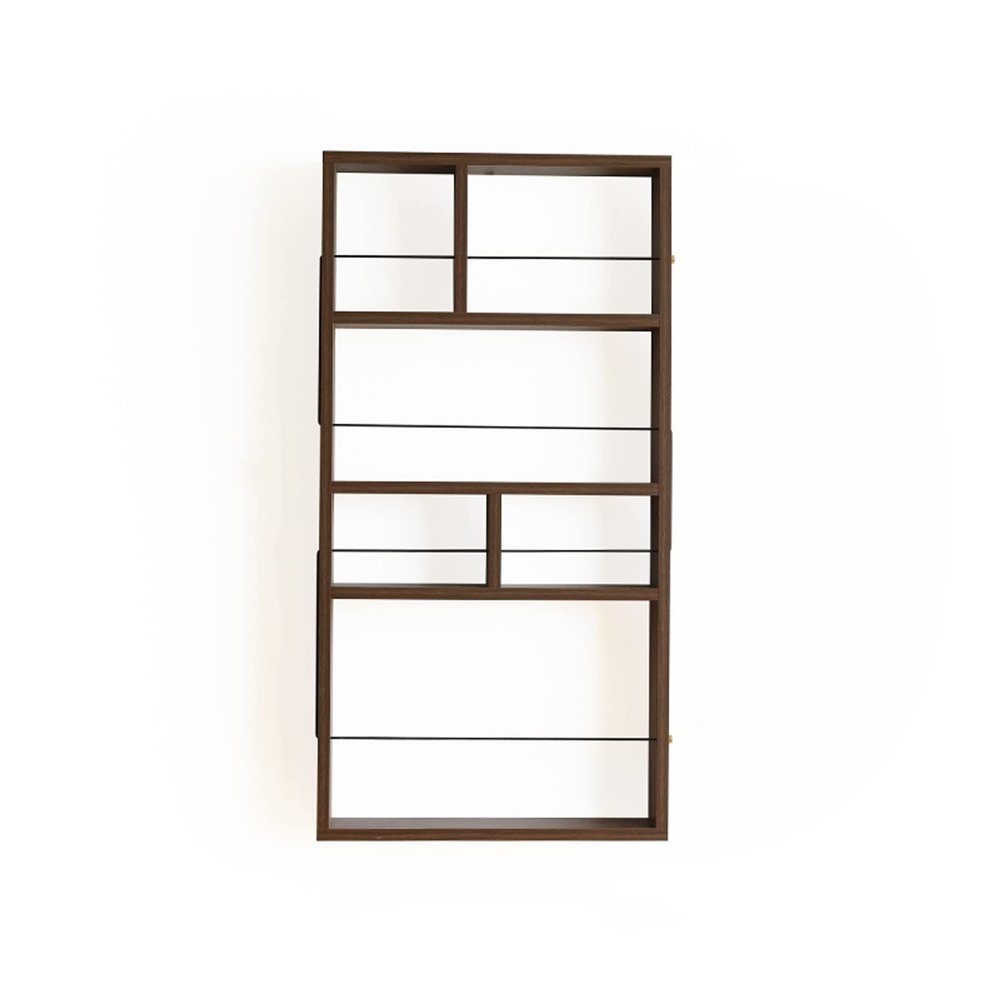 HEXEH Shelf Bookcase Wall-Mounted Bookshelves Home Living Room Wooden Bookshelf Decorative Display Stand for Living Room, Bedroom, Office Storage Shelf Bookcase Storage Shelves