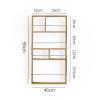 HEXEH Shelf Bookcase Wall-Mounted Bookshelves Home Living Room Wooden Bookshelf Decorative Display Stand for Living Room, Bedroom, Office Storage Shelf Bookcase Storage Shelves view 3