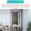 Room Separation Deviders Post/ Privacy Screens Columnar 50 70 90 110 130 150 170 Cm, Bathroom Daycare Studio Apartment Wall Partition Curtain/ Partitions Rooms, Easy To Install ( Color : 10 pcs , Size view 4