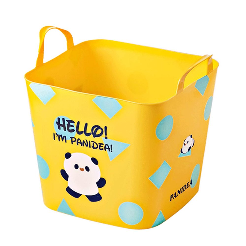 Household Plastic Material Dirty Clothes Bin, Large Waterproof Laundry Basket, Toy Sundry Storage Basket