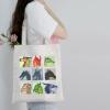 PXTIDY Dragon Novel Inspired Gift Fantasy Novel Dragon Tote Bag Dragon Party Gifts Bookish Tote Bag view 2