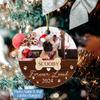 2026 Dog Xmas Ornament Keepsake, Custom Forever Loved Ornament Gift for Dog Lover, Memorial Ceramic Ornaments, Loss Pet Keepsake Present, Customized Sympathy Gift with Name & Photo Dogs for Pet Owner view 2