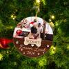 2026 Dog Xmas Ornament Keepsake, Custom Forever Loved Ornament Gift for Dog Lover, Memorial Ceramic Ornaments, Loss Pet Keepsake Present, Customized Sympathy Gift with Name & Photo Dogs for Pet Owner view 4
