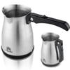 ETHNIQ Turkish Coffee Pot - Stainless Steel, 120V, 1 to 4 Cup Capacity, Coffee Maker with Foldable Handle for Home & Travel & on-off Button (Slow Brew) view 1