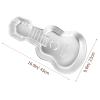 Baluue Guitar Cake Pan, Aluminum Alloy Nonstick 3D Birthday Cake Mold, 16.9" x 9" Portable Cake Decorating Mould Baking Pan Kitchen Supplies view 2